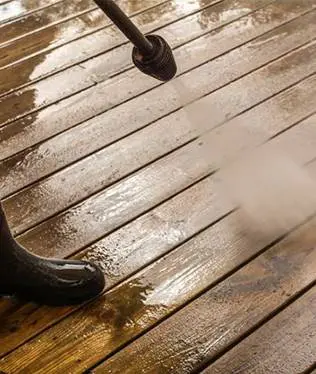 Deck washing image